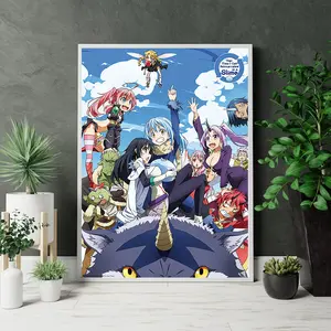 Rimuru Tempest Poster, That Time I Got Reincarnated as a Slime Anime Wall Art, Isekai Anime Home Decor, Gift For Fans