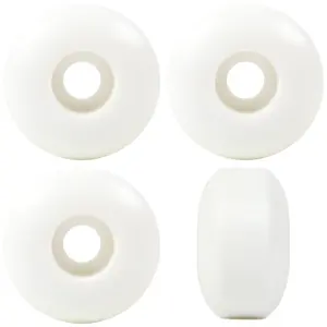 Skateboard Wheels 58mm x 34mm White 97A