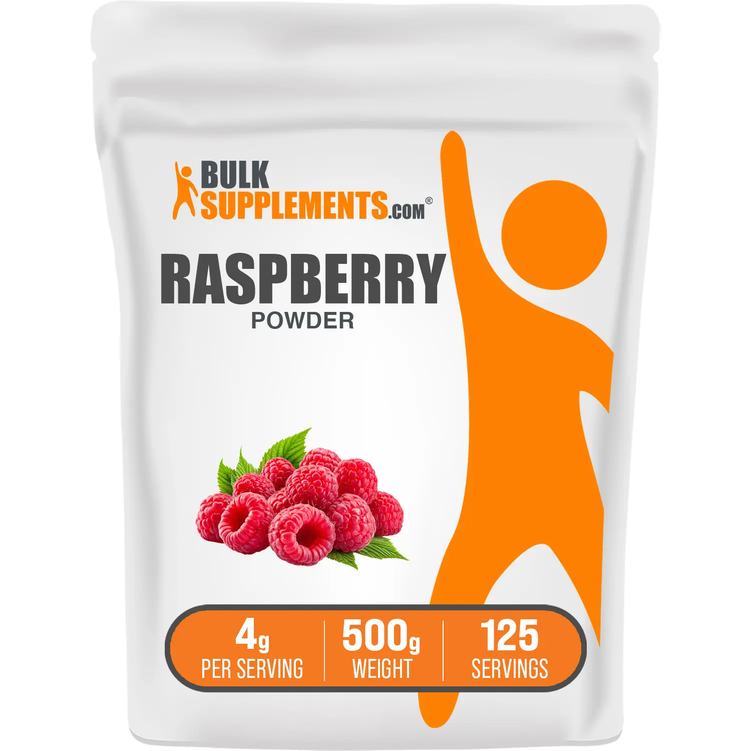 BulkSupplements Raspberry Powder - Edible - Natural Flavor Powders - Vitamin C - For Baking - Drinks Powder - 500g - 5g per Serving