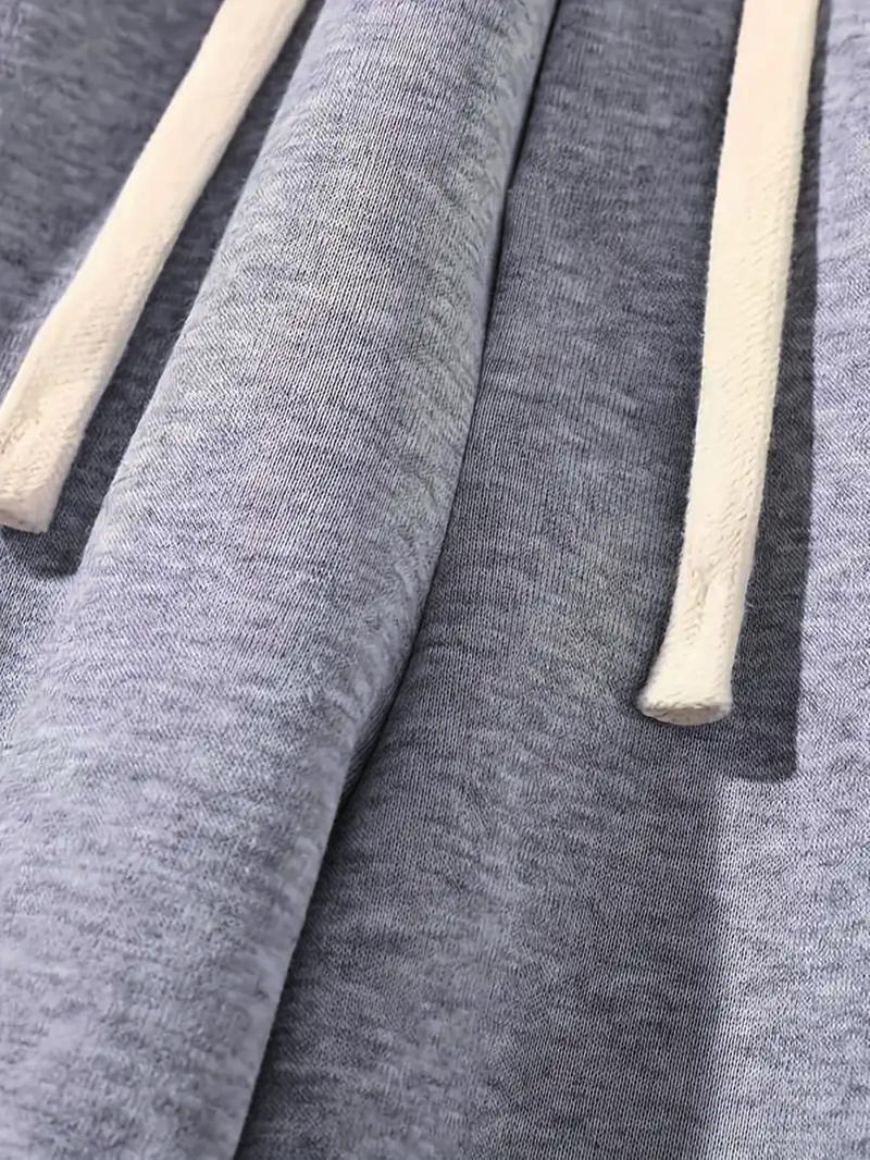 Clean Gent Men's Drawstring Waist Sports Sweatpants, Casual Regular Fit with Pockets, Classic Style Fashionable Comfortable Athletic Trousers Suitable for All Seasons, Men's Bottoms