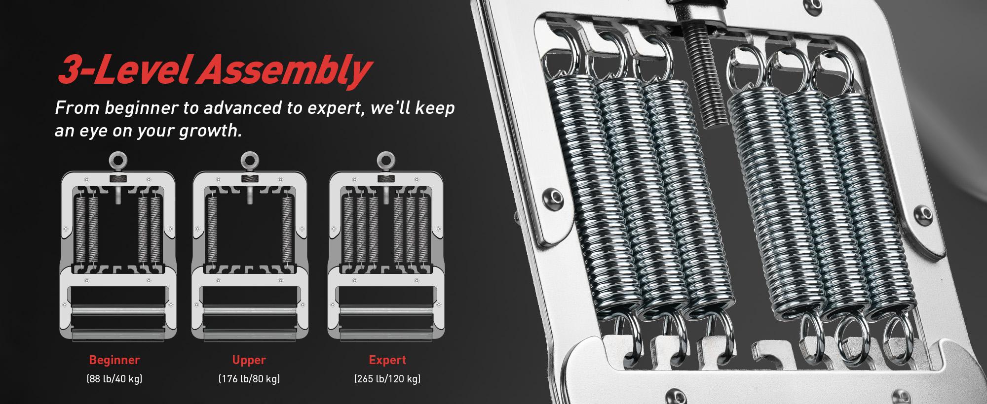 CoreAcme 2-in-1 Digital Hand Grip Strength Tester & Trainer with Case and Batteries, Fitness & Rehab Grip Exerciser,Home Gym, Grip Strengthener Challenge,Fitness Essentials, Core Exercise