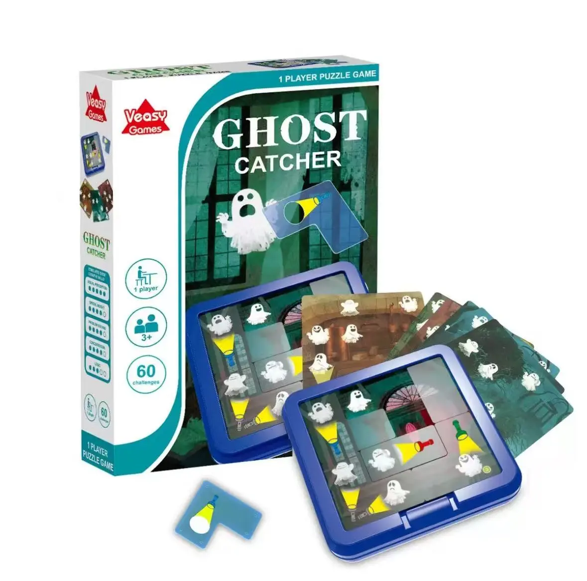 Ghosts Catcher Educational Family Game Office And House Parties Tabletop Board Games 60 Levels,Party Games,Board Games