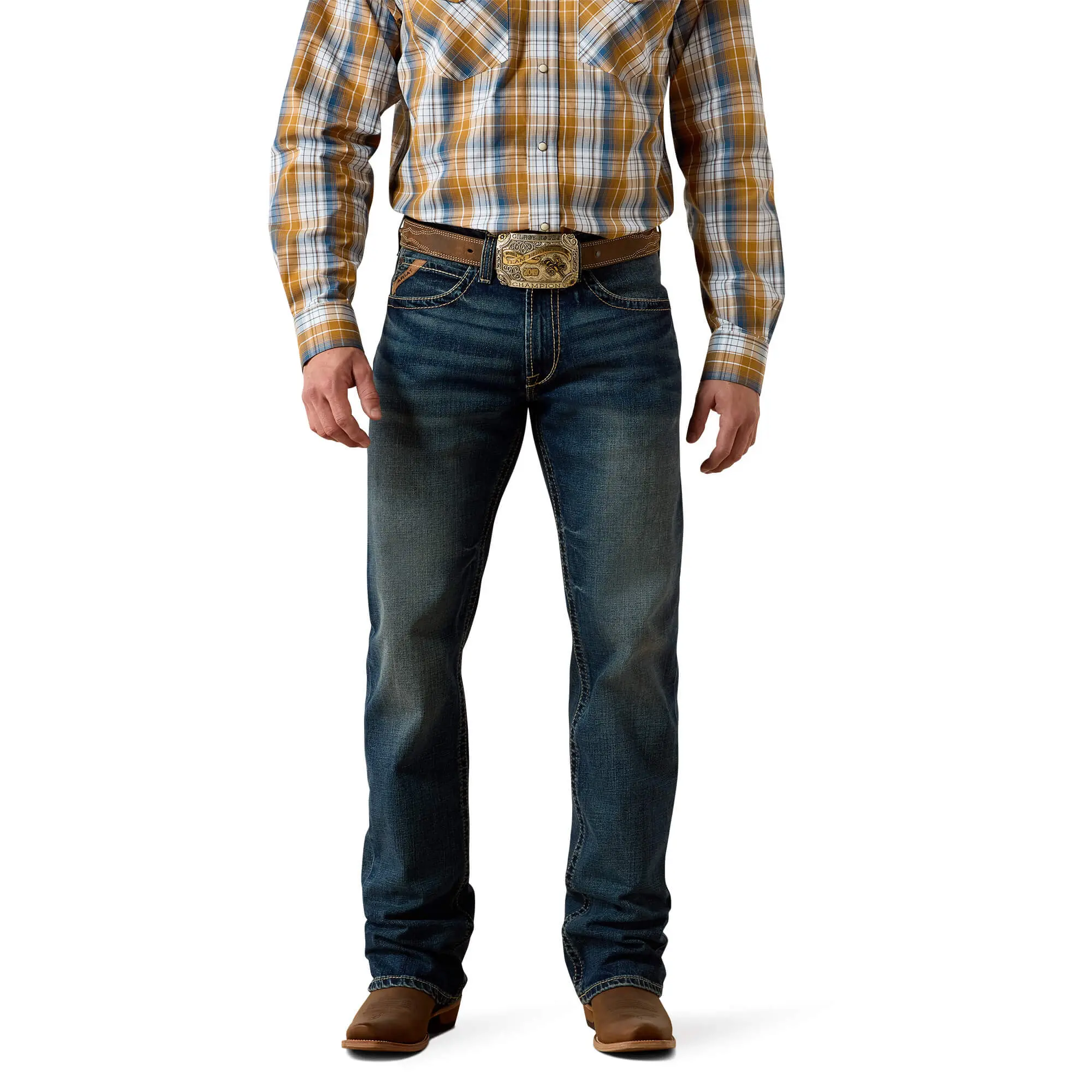 Men's M2 Traditional Relaxed Ryder Boot Cut Jeans Men's M2 Traditional Relaxed Ryder Boot Cut Jeans