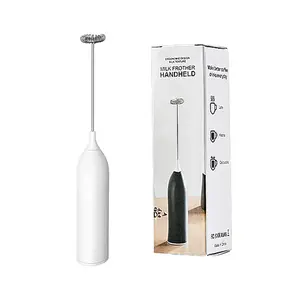 Handheld Rechargeable Milk Frother, Milk Foamer, Electric Coffee Stirrer, Usb-Rechargeable Frother, Mini Manual Mixer for Cappuccinos, Smoothies, Matcha, Hot Chocolate, Eggs, and More Beverages