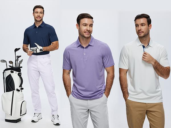 3-Pack Men’s Polo Shirts – Soft Breathable Short Sleeve Polos, Comfortable Casual Fit, Classic Collared Shirts for Work, Golf & Everyday Wear 3-Pack Men’s Polo Shirts – Soft Breathable Short Sleeve Polos, Comfortable Casual Fit, Classic Collared Shirts for Work, Golf & Everyday Wear
