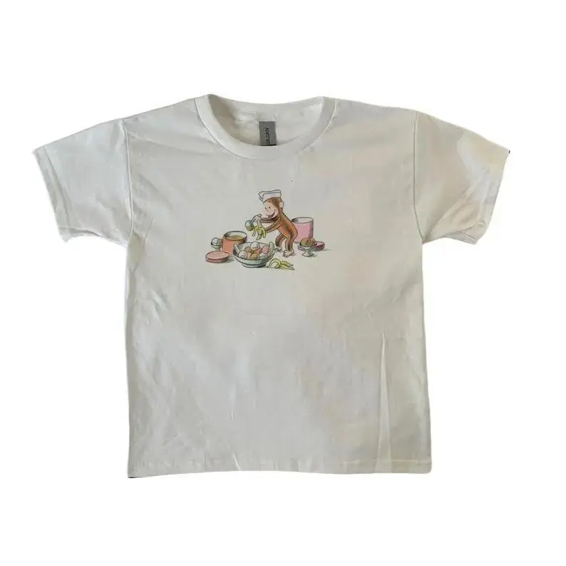Curious George Baby Tee, Vintage Cartoons, Baking, Pinterest, 90s Style Baby Tee, Comics, Soft Girl, Ahs Style, Nostalgia, Streetwear