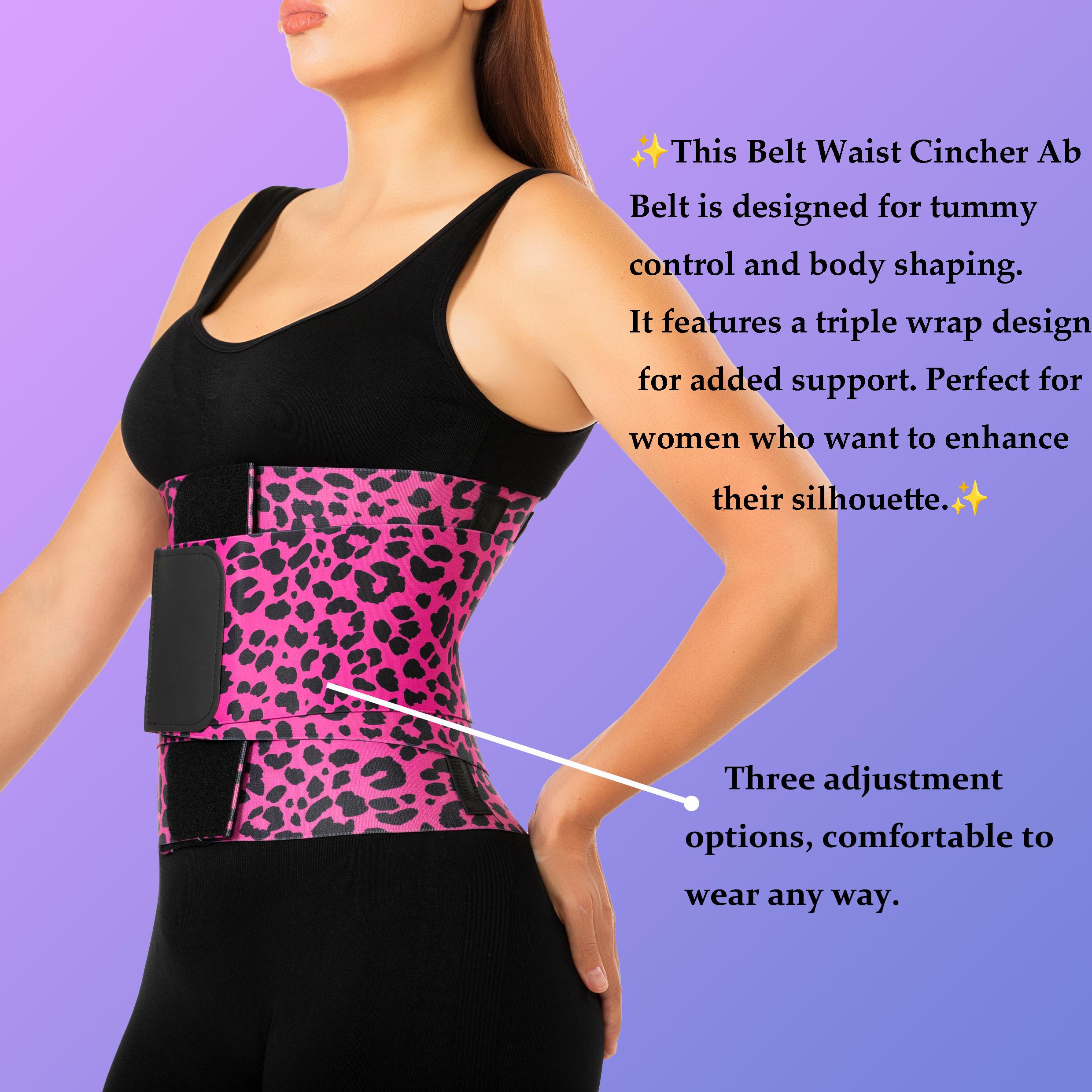 Waist Cincher Ab Belt Tummy Control Body Shaper with Triple Wrap Women Comfortable Fabrics Nylon Adjustable Multicolor Lady Festival Womenswear Lady Comfort Fabrics Womenswear Waist Trainer Deals For You Days