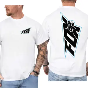 Bold "FOX" Logo with Dynannic Graphic T-Shirt, Fox Racing T-Shirt T-Shirt