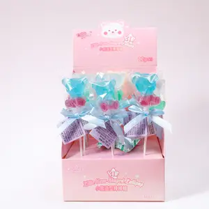 3D Sugar-Free Bear Pops | Aesthetic 12pc Gift Box | With Vitamin C & Cute Bows