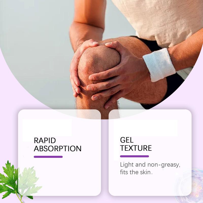 Ximonth Herbal Body Massage Gel (100g) | Mugwort & Ginger Extract | Joint Care for Knees, Wrists,elbow,Back & Neck | Lightweight Non-Greasy | Fast Absorption | Moisturizing Daily Body Care Ointment