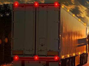 Nilight 2.5Inch Marker Light 4PCS Red Amber 13LED Marker Clearance Light Flush Mount With Plug Grommet Pigtail Hardwired DOT Compliant For 12V Truck Trailer Tractor Buses Vans Boat