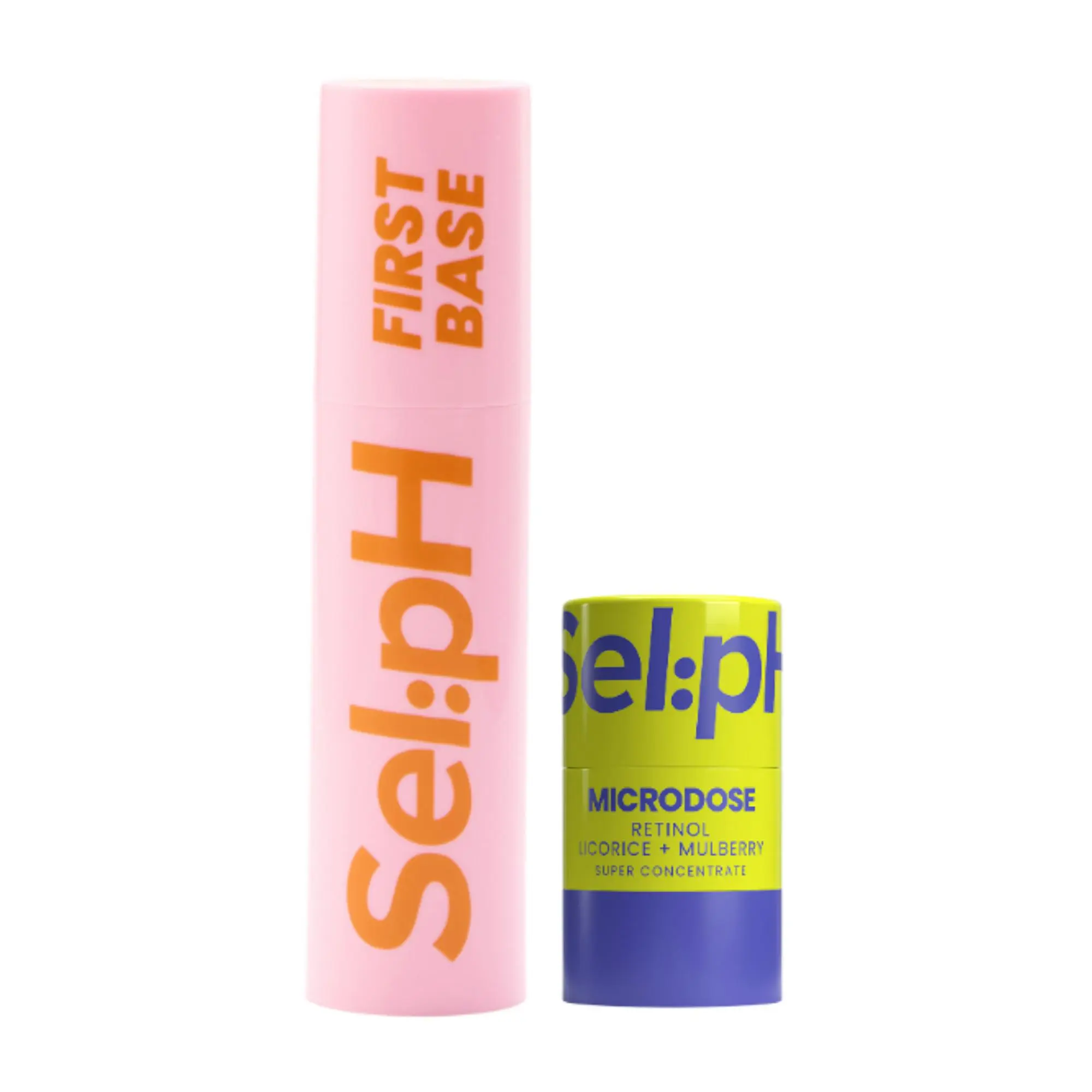 Sel:pH Renewing Retinol Microdose + Licorice + Mulberry Extracts - Retinol Serum to Smooth and Brighten Skin - Time-Release Retinol Face Serum - 2 pc