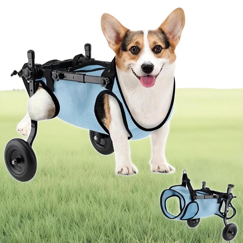 Dog Wheelchair for Back Legs, Dog Wheelchair Cart, Doggy/cat Wheelchairs with Disabled Hind Legs Walking, Mobility Aids for Small Pets Hind Limbs, Dogs Carts with Wheels, Light Weight,S/M