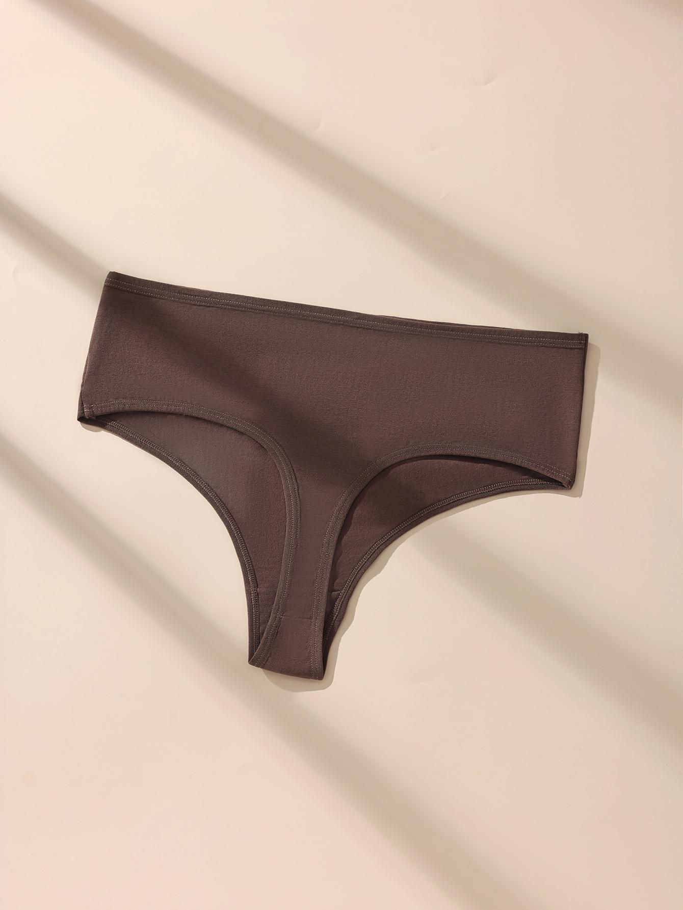Hotcom Women's High Waist Seamless Thongs, Tummy Control Lady Panty, Soft Stretchy Fabric No-Show T-Back Bikini Panties, Comfortable Fit Everyday Wear, 4Pcs Pack S-3XL Hotcom Women's High Waist Seamless Thongs, Tummy Control Lady Panty, Soft Stretchy Fabric No-Show T-Back Bikini Panties, Comfortable Fit Everyday Wear, 4Pcs Pack S-3XL