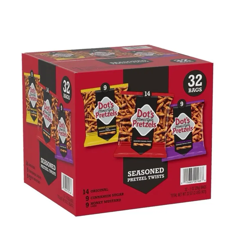 Dots Pretzels Variety Pack - Cinnamon, Honey Mustard & Original Flavors