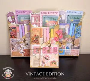 Blind Date with a Book Vintage Inspired | Bookmarks, Stickers, Honey, Tea, Annotation Tabs | Gift Idea |
