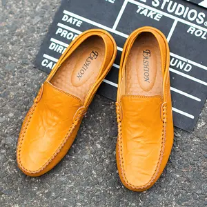 Viral Men’s Leather Loafers – Ultra Soft Slip-On Driving Shoes, Lightweight Casual Moccasins / driving shoes men, slip on shoes men, casual loafers, lightweight men shoes, moccasins men, comfortable walking shoes, tiktok viral shoes, soft leather loafers