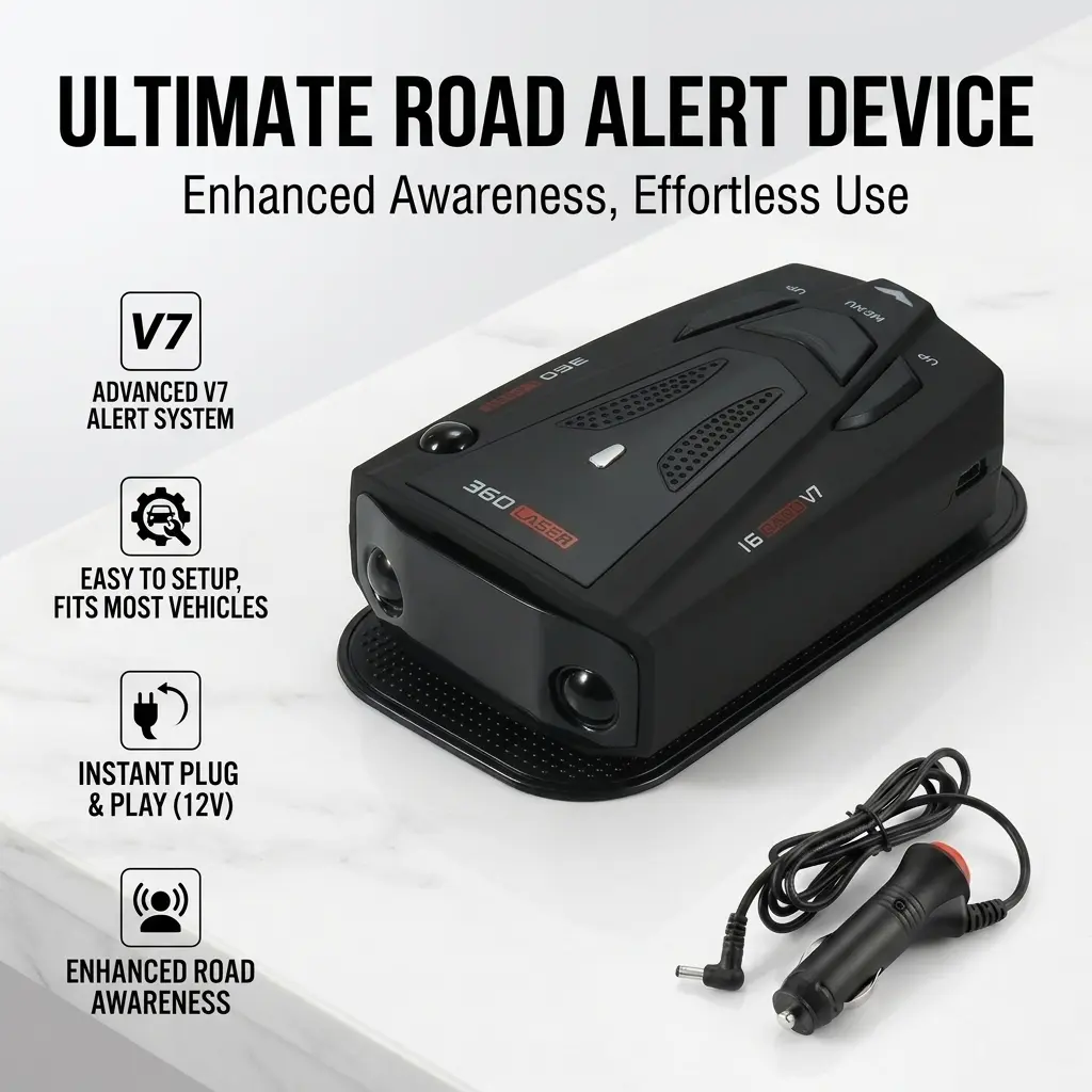 Universal Fit Dashboard-Mounted Car Speed & Mileage Gauge Kit - Functional Automotive Electronic Accessory, Sturdy Build, Ergonomic Design, Reliable Visible Display, Stable Performance, Simple Setup, Optimizes Driving Experience