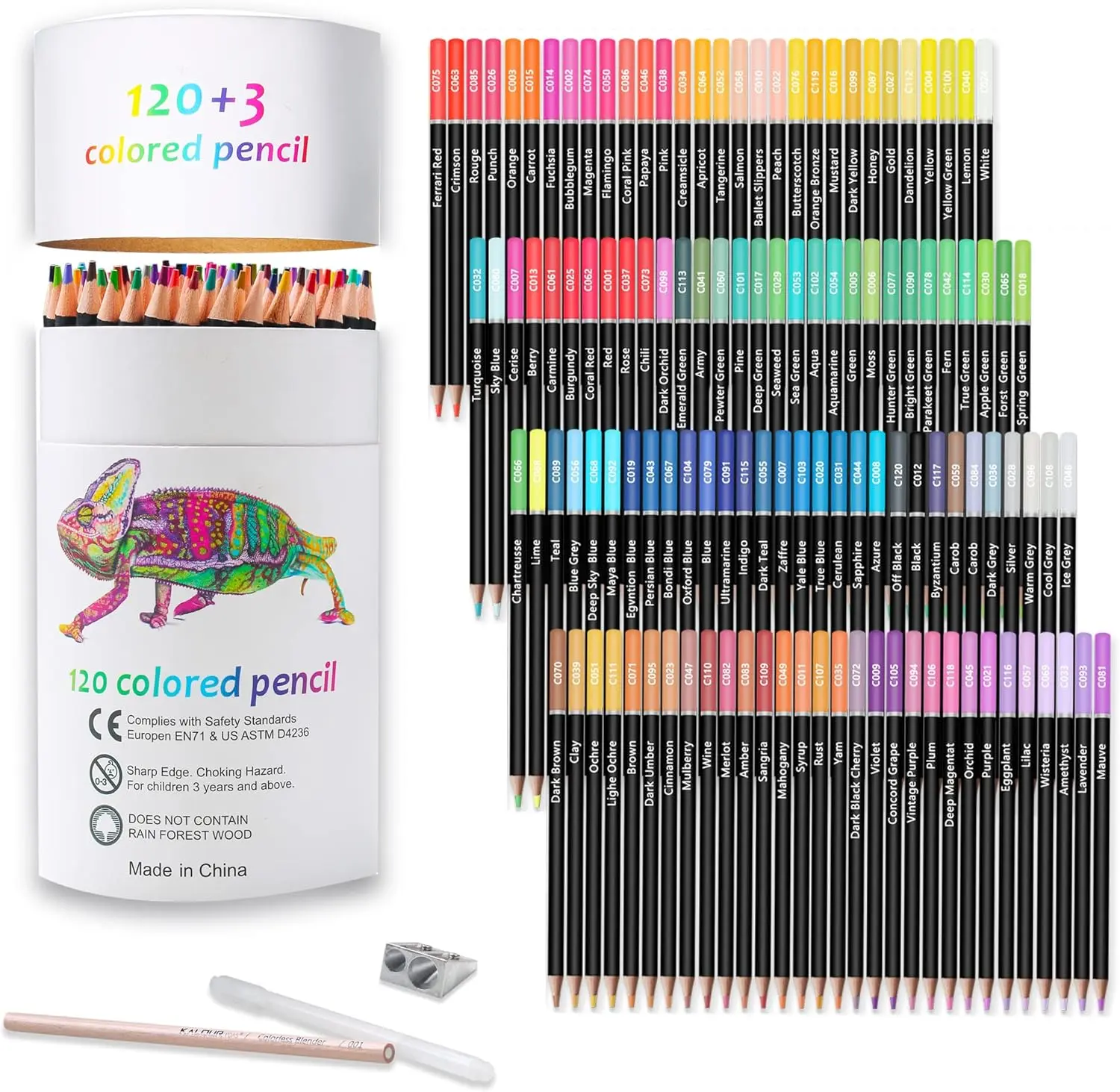 KALOUR Premium Colored Pencils Set, 120-Color Artists' Soft Core with Vibrant Hues, Ideal for Drawing & Sketching, Office/School Art Supplies for Adults,back to school haul,college school supplies,back to school shopping