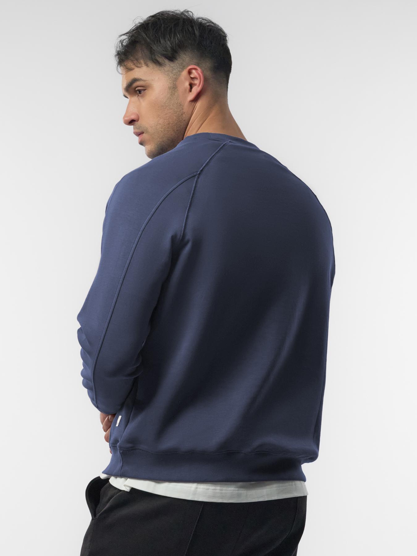 Fioboc CozySpacer Essential Sweatshirt Menswear Casual,  Long Sleeve fall outfits