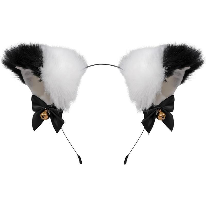 Wannsee Anime French Maid Apron Lolita Fancy Dress Cosplay Costume Furry Cat Ear Gloves Socks set(S)L