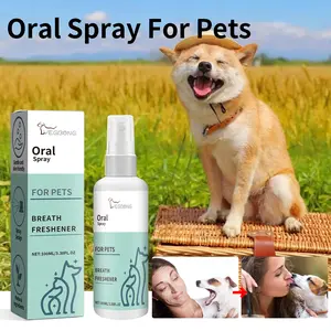 Pet Mint Flavor Fresh Breath Spray Cleans Dog Oral Odor Fresh Breath Care