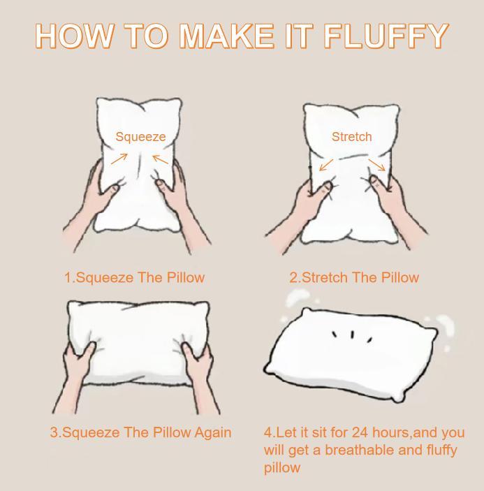 UFIST 2Pcs Luxury Hotel Bed Pillows - Fiber Filling White Contemporary Bedding for Home Travel Guest Rooms Machine Washable Sturdy Ideal for Back Side Sleepers Neck Support Multi-Purpose Use Pillows For Bed and Deep Sleep