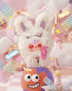 Baby three Weirdly Adorable mini Plush Blind box，Bunny Plush Dolls，Soft Furry Collectibles，Backpack or clothing decoration,Blind bag Stuffed Animal