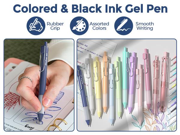 Nicpro 78 PCS Aesthetic School Supplies with Cute Pen Case, 12 Pastel Highlighters, 12 Color & Black Ink Gel Pens, 10 Mechanical Pencils 0.5, 0.7, 0.9, 2.0 mm, 6 Ballpoint Pen for Student Stationary