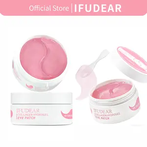 [IFUDEAR Official] Peptide Collagen Hydrogel Eye Patch 60 Patches Depuff & Hydrate Under-Eye Bags in 10 Minutes | For Wrinkles, Fine Lines & Dark Circles, Brightening Firming Under Eye Treatment | Enriched with Caffeine Niacinamide Peptide 3PCS