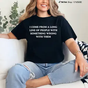 Graphic Tee about Mental Illness – Cotton Short Sleeve Funny Trauma Shirt