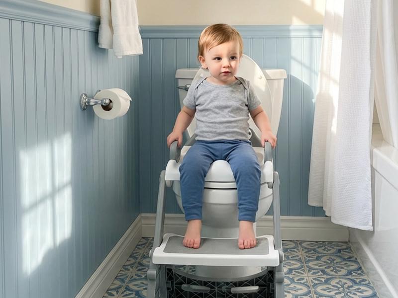 Potty Training Seat with Folding Travel Potty Seat for Toddlers, 2 in 1 Potty Training Toilet Seats, Anti-Slip Toddler Toilet Seats with Steps, Waterproof Cushioned Mat and Splash Guard, Grey, mothersdaygift, #Summervibes