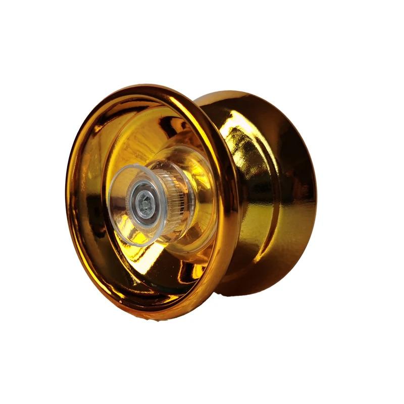 Glowing Alloy Yoyo for Beginners - Light-Up Yo-Yo with Animal Head Ring & Colorful String, Responsive Yo-Yo for Kids & Beginners, Perfect for Party Favors & Skill Development