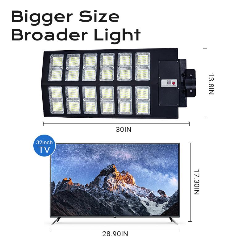 Solar Street Light Outdoor,  Flood Lamp, 3 Modes Motion Sensor Security Light for Yard Garden Road Garage, Solar Lights Outdoor Wall/Pole Mounted with Remote, IP65 Waterproof