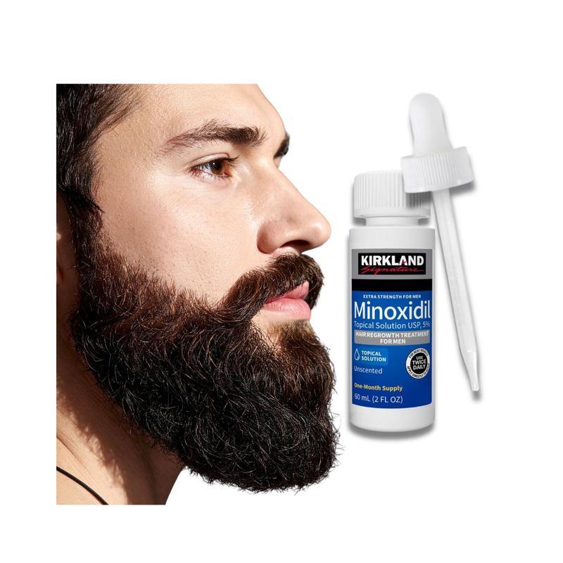 KIRKLAND Minoxidil Liquid Extra StrengthHair Regrowth Treatment for Men, 5%Topical Solution