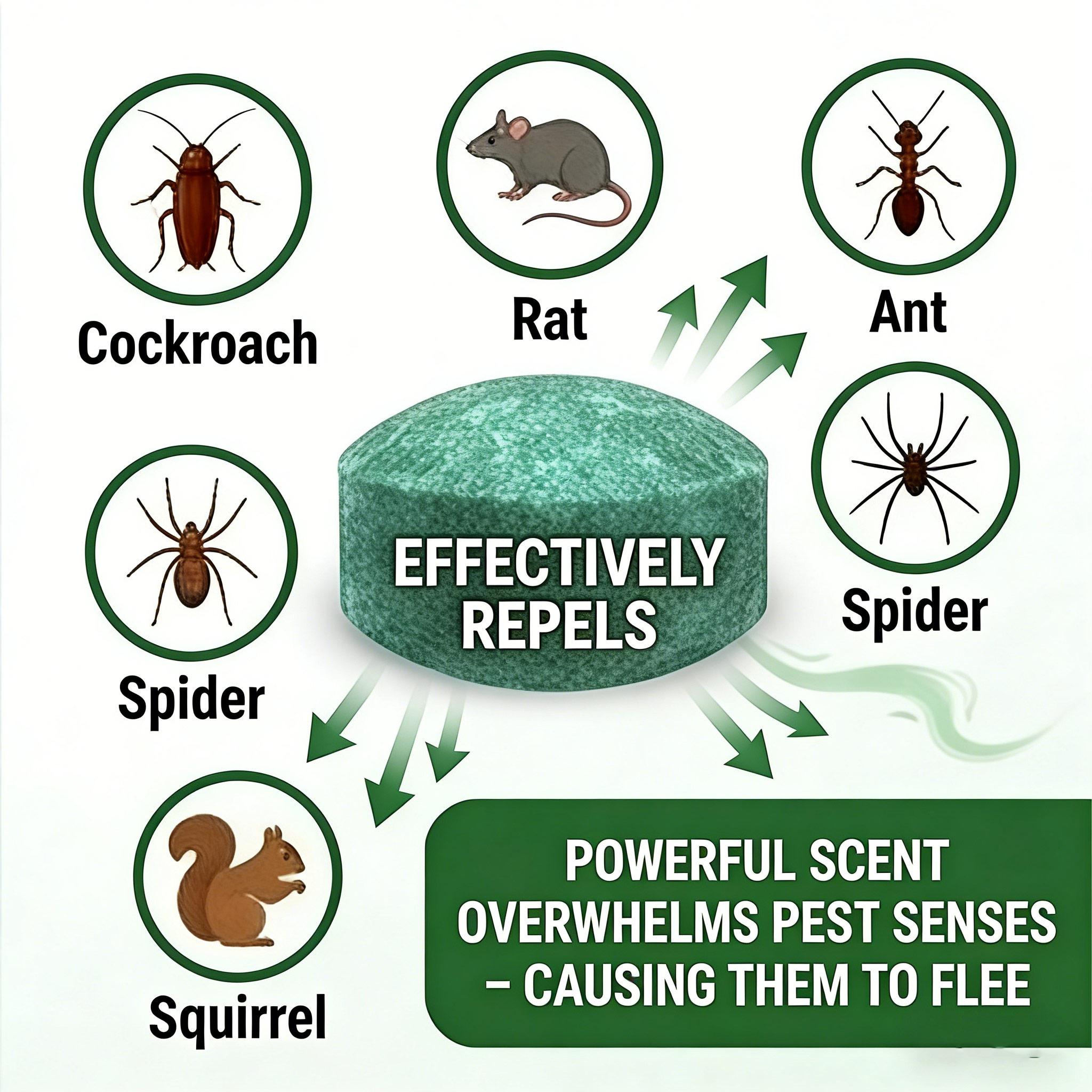 12-Pack Natural Peppermint & Lemon Oil Rodent Repellent Balls (1 Box/12pcs) - Compact, Fast-Acting, Eco-Friendly, No Battery Pest Control, Safe, Long-Lasting, Easy-to-Use for Indoor/Outdoor, Repels Squirrels, Rats, Home-Safe 12-Pack Natural Peppermint & Lemon Oil Rodent Repellent Balls (1 Box/12pcs) - Compact, Fast-Acting, Eco-Friendly, No Battery Pest Control, Safe, Long-Lasting, Easy-to-Use for Indoor/Outdoor, Repels Squirrels, Rats, Home-Safe