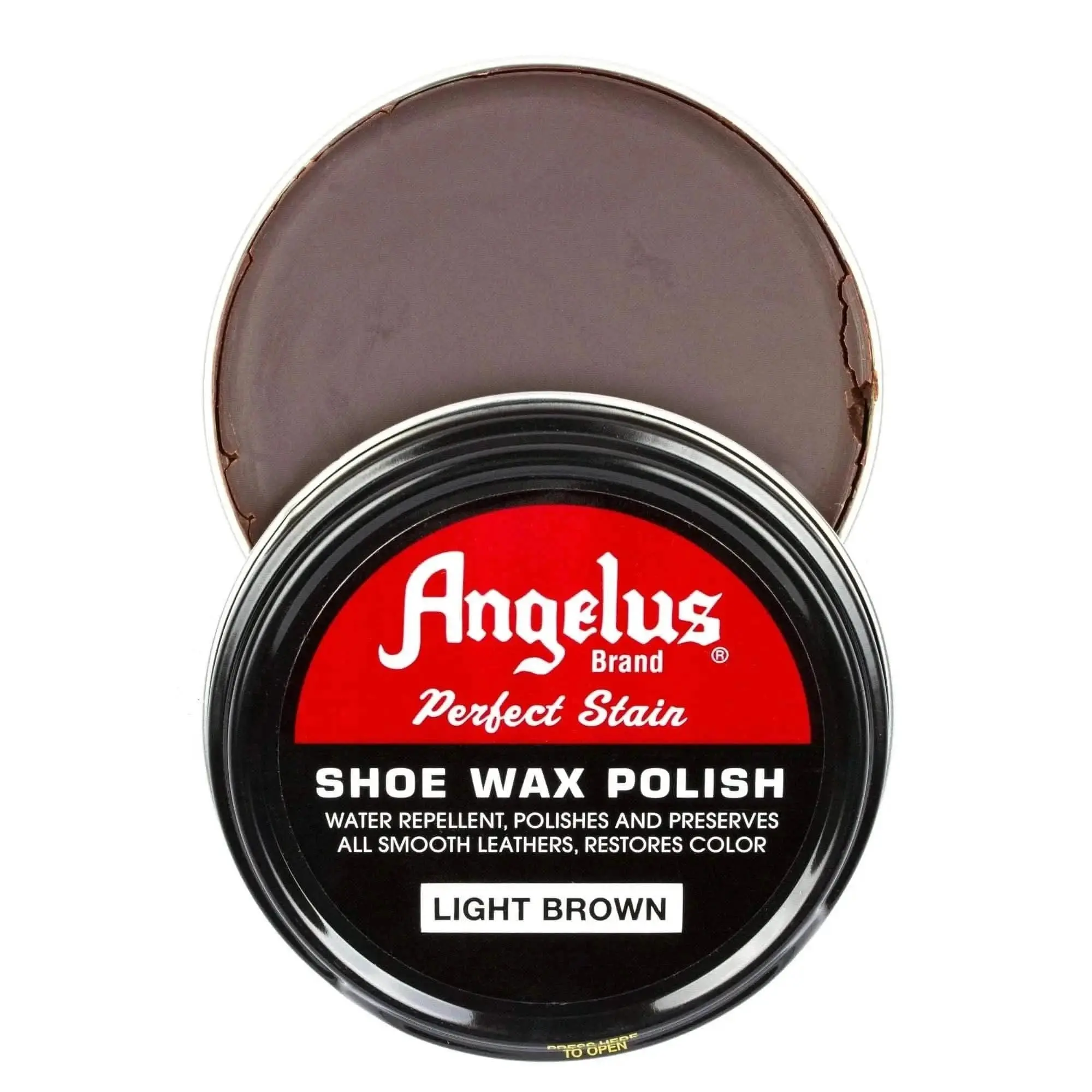 Angelus Light Brown Shoe Wax Polish Angelus Light Brown Shoe Wax Polish