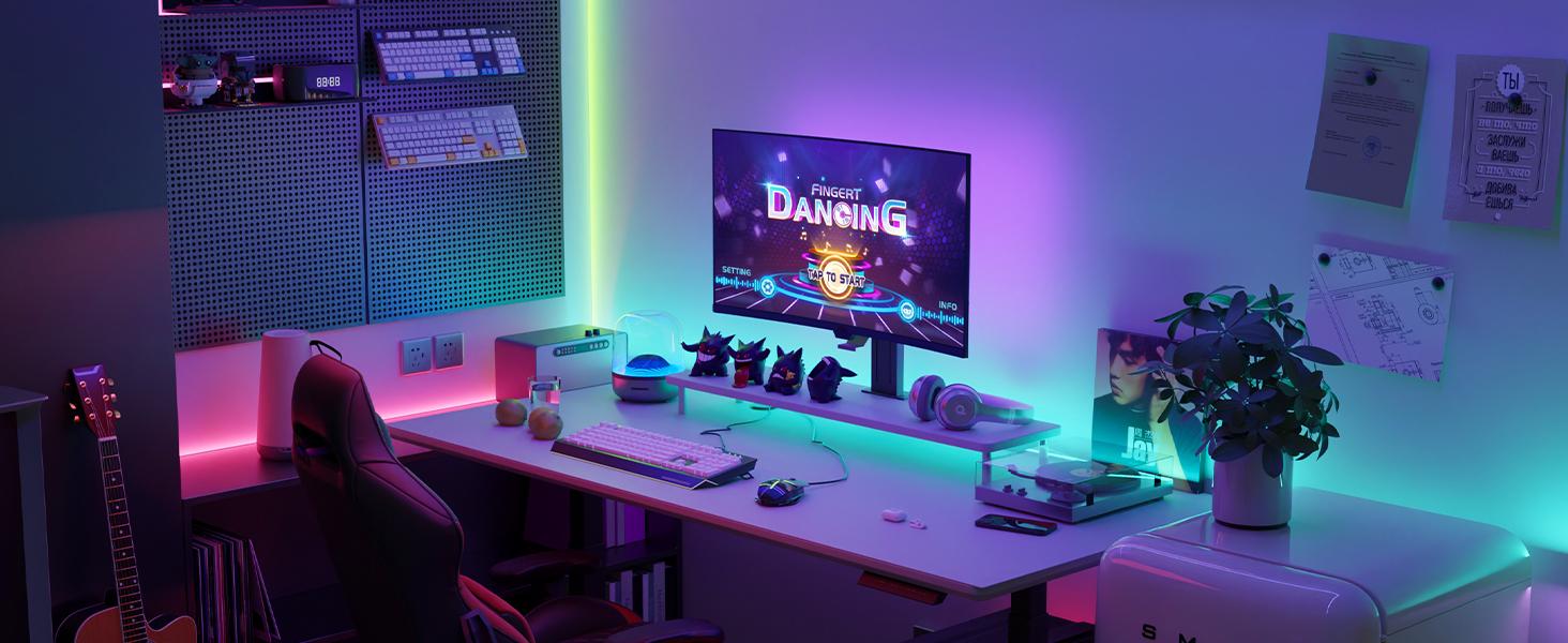 Lepro SE1 AI Smart LED Strip Lights - 16.4-65.6ft RGB Color Changing Light Strips with APP Control, AI Generated Lighting, Music Sync, 2.4GHz Wi-Fi & Bluetooth LED Lights for Home Decor (No Remote)