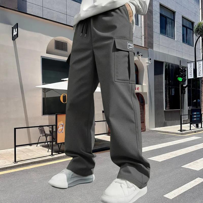 Men's new multi-pocket casual work pants with unique design. FS work pants. Suitable for daily wear, casual and sports activities. Available in multiple colors for your choice.