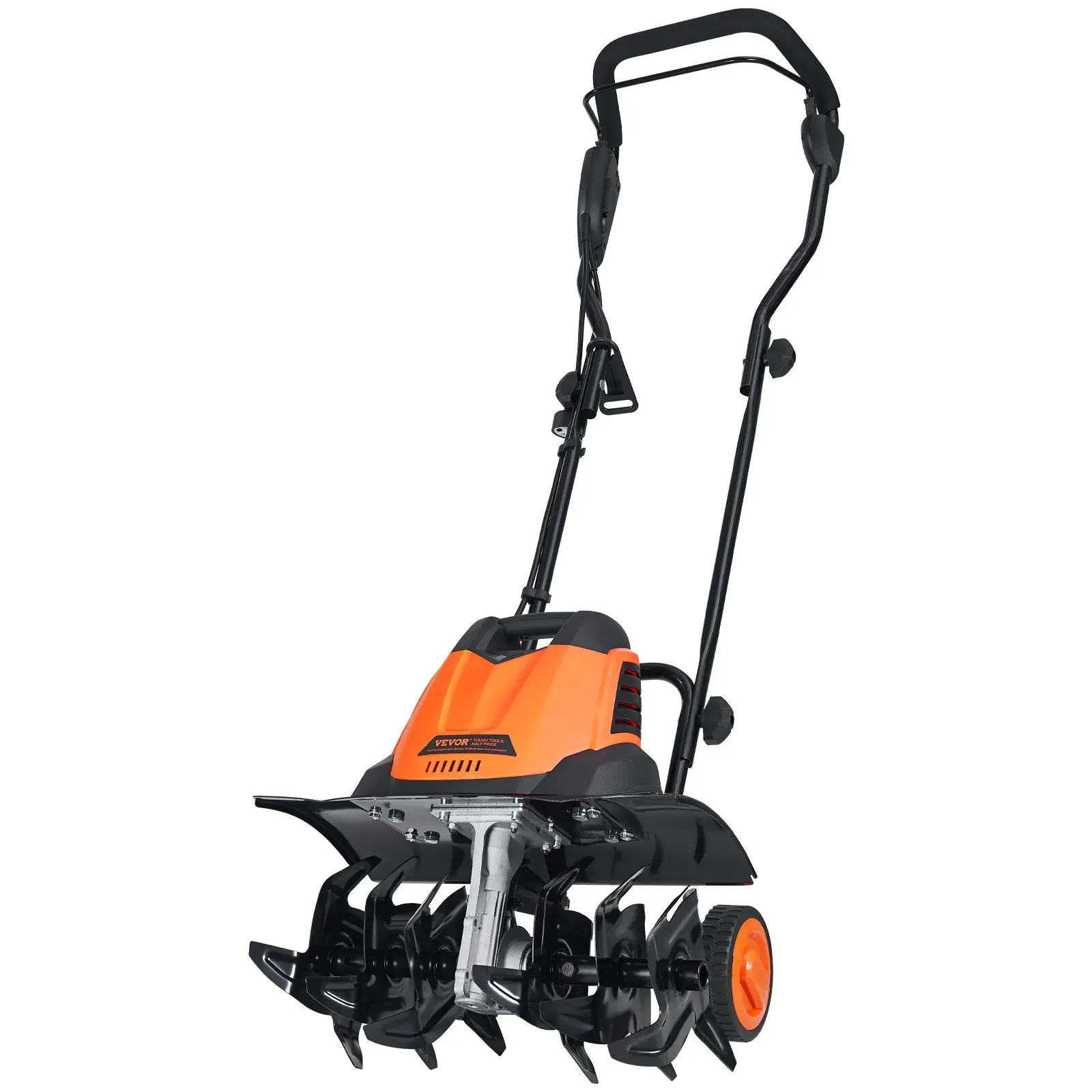【summerfinds】VEVOR 10/12 Amp Electric Tiller, Corded Electric Tiller/Cultivator, Steel Mn Tines, Rototiller for Garden Lawn Soil Digging