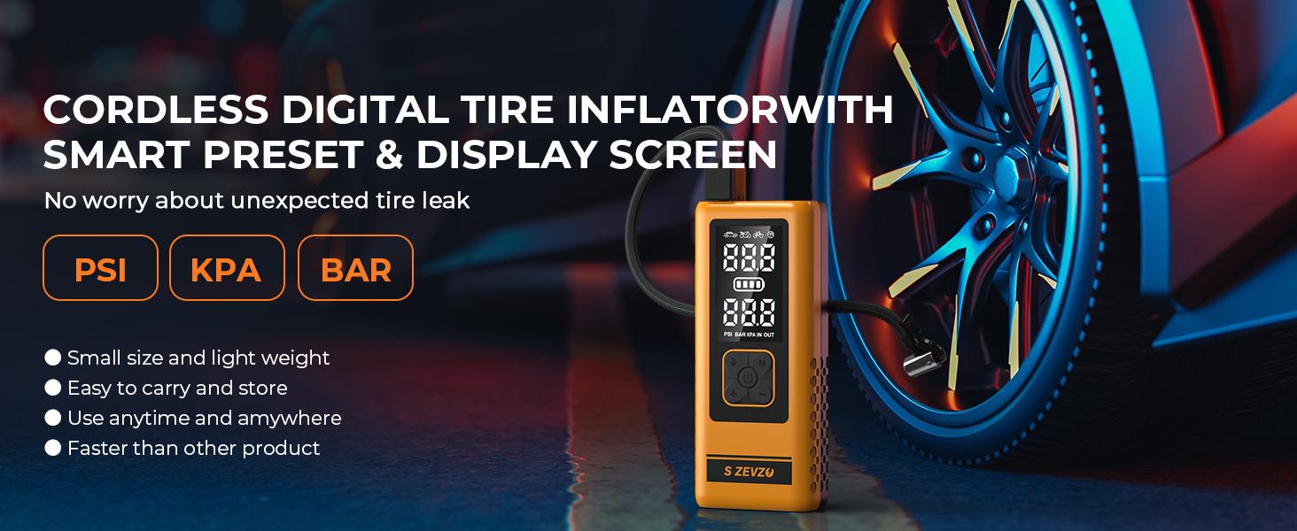 14000mAh Ultra-Safe Jump Starter with 150 PSI Air Compressor 45W Fast Charging Tire Pressure Check LED Light Jumper Cables Air Hose Storage Bag 4-in-1 Charging Cable