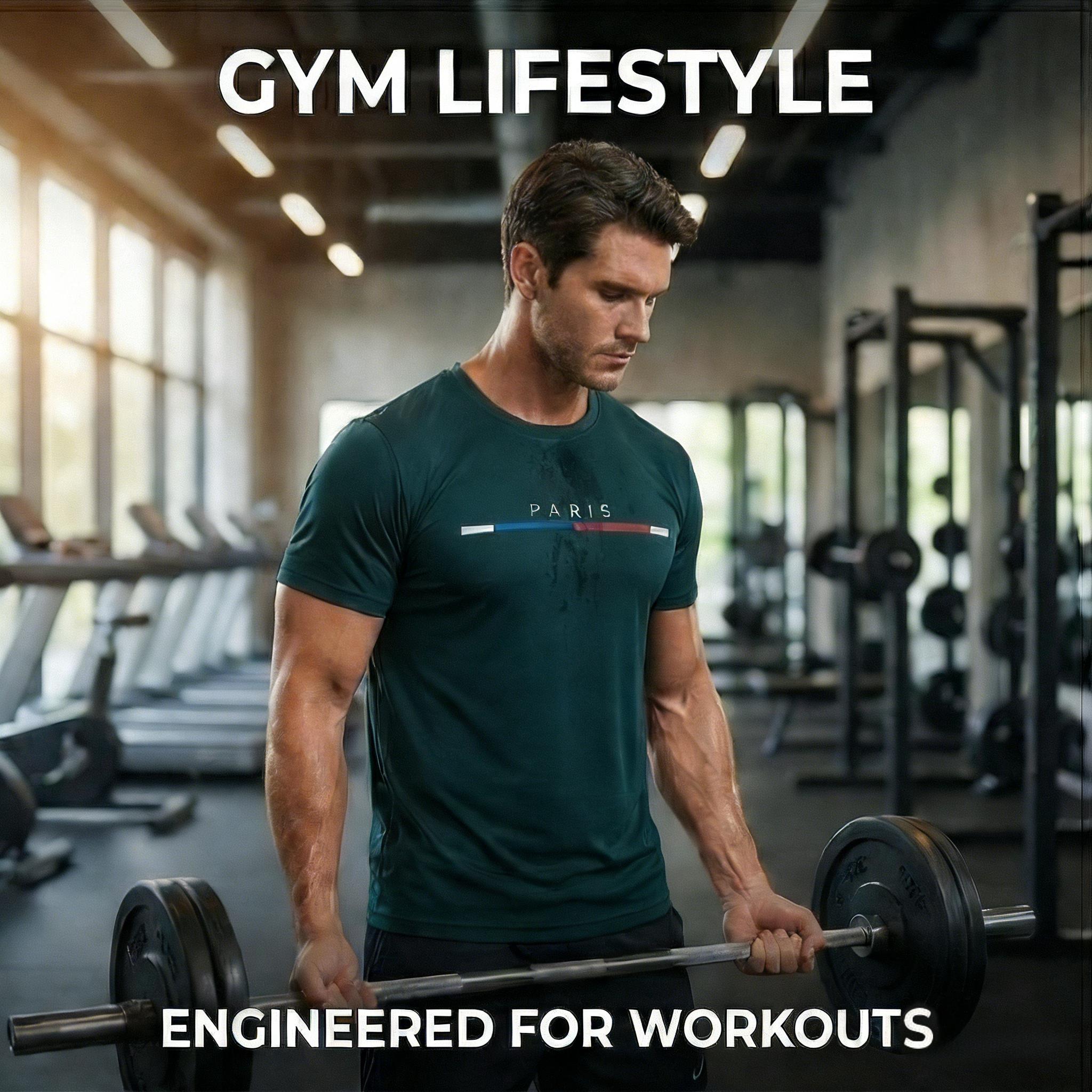 OKP Men's 6-Pack Graphic Tees Short Sleeves Moisture Wicking Quick-Dry Athletic Cut Soft Tops for Summer Training & Running Value Set OKP Men's 6-Pack Graphic Tees Short Sleeves Moisture Wicking Quick-Dry Athletic Cut Soft Tops for Summer Training & Running Value Set