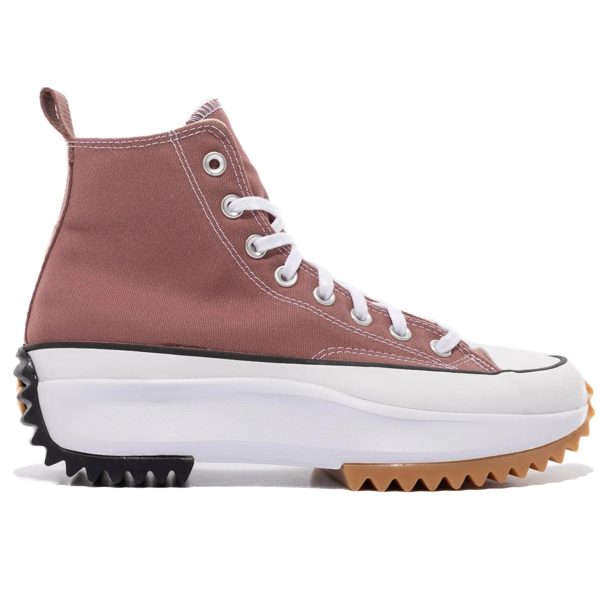 Converse Run Star Motion Hi Casual Trainer - Taupe/Chocolate Men’s Sneaker Footwear, US Men’s Sizes (Note: "shoes for women" is not applicable to this men’s-only product)