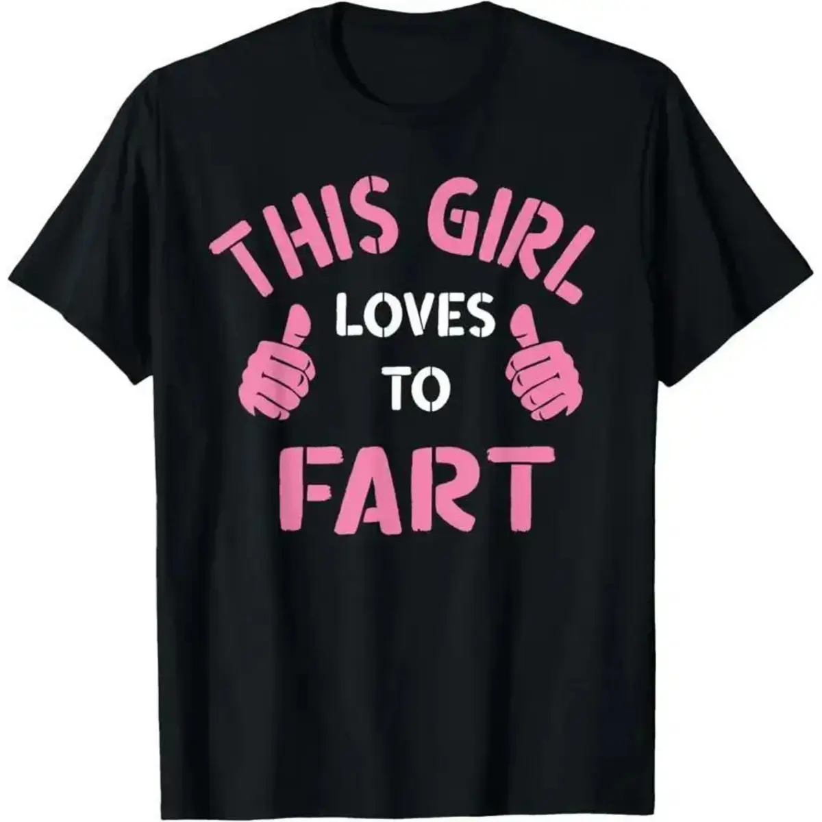 Vintage Funny Sarcastic Saying This Girl Loves To Fart T-Shirt wicked  merchandise