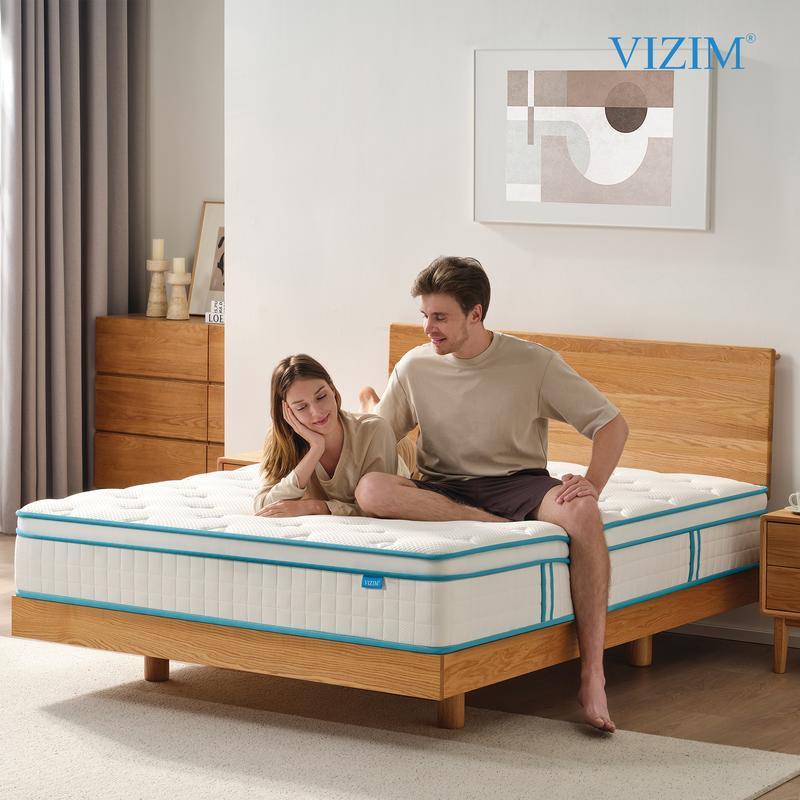 Medium Firm Hybrid Mattress with Twin & Full & Queen, 10 Inch & 12 Inch Memory Foam & Pocket Springs Hybrid Mattress in a Box, Breathable Euro Top Bed Mattress with Motion Isolation, Pressure Relief, Comfortable Sleep,CertiPUR-US Certified,Mattress Outlet Medium Firm Hybrid Mattress with Twin & Full & Queen, 10 Inch & 12 Inch Memory Foam & Pocket Springs Hybrid Mattress in a Box, Breathable Euro Top Bed Mattress with Motion Isolation, Pressure Relief, Comfortable Sleep,CertiPUR-US Certified,Mattress Outlet