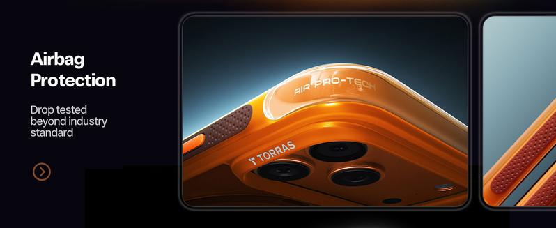 TORRAS Ostand Q3 Air for iPhone 17/16/15 Pro Max Case with 360 Magnetic Stand, Fit for MagSafe, 4M Drop Tested, Camera Control Button, Shockproof Phone Case Cellphone Protective