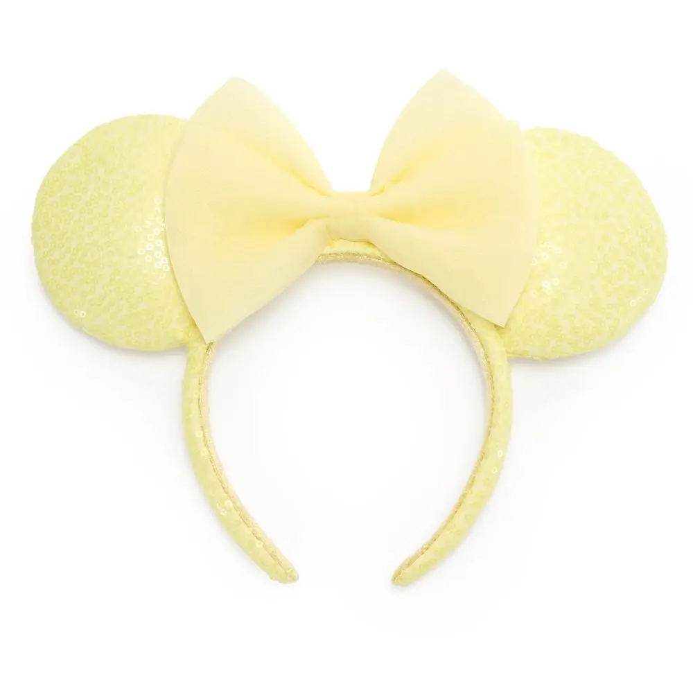 Disney Store Minnie Mouse Sequined Ear Headband for Adults – Joyful Yellow
