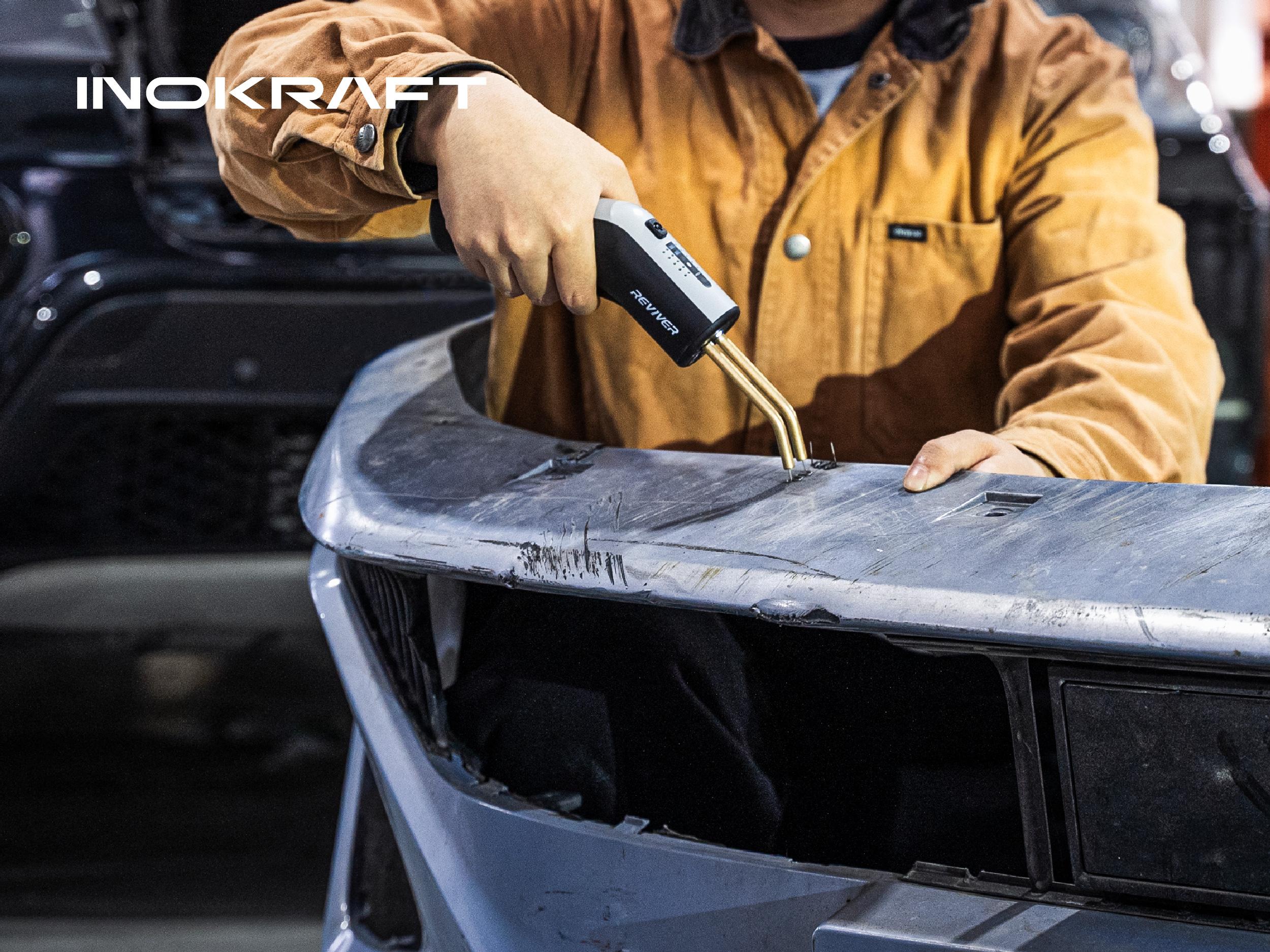 INOKRAFT Plastic Welder, Plastic Welding Kit, Plastic Stapler