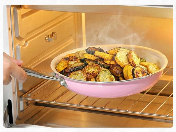 Kikcoin Nonstick Frying Pans Set, Ceramic Pan Skillet, Non Toxic Pans for Cooking, 8" 9.5" 11" Ceramic Frying Pan Set PFAS & PTFE & PFOA Free with Stay Cool Handle, Dishwasher & Oven Safe Kikcoin Nonstick Frying Pans Set, Ceramic Pan Skillet, Non Toxic Pans for Cooking, 8" 9.5" 11" Ceramic Frying Pan Set PFAS & PTFE & PFOA Free with Stay Cool Handle, Dishwasher & Oven Safe