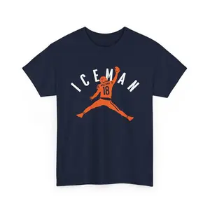 Chicago Jumpman Caleb "Iceman" Williams Cotton Unisex T-Shirt - Customizable Design & Personalized Apparel